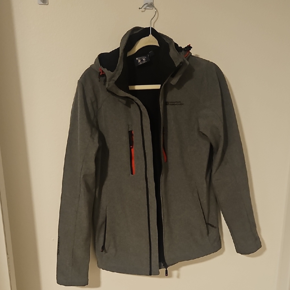 Men's Gray Performance Jacket by [Brand]